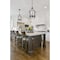 Z-Lite Barrington Pendant, 4-Light, 12 In.W x 21 In.H, Matte Black/Clear Waterglass 346P12-MB - alternate 2